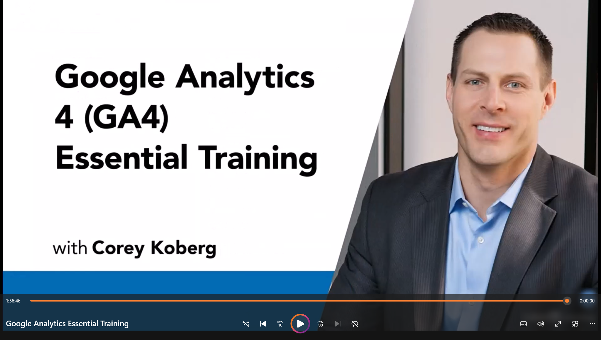Google Analytics Essential Training CS009